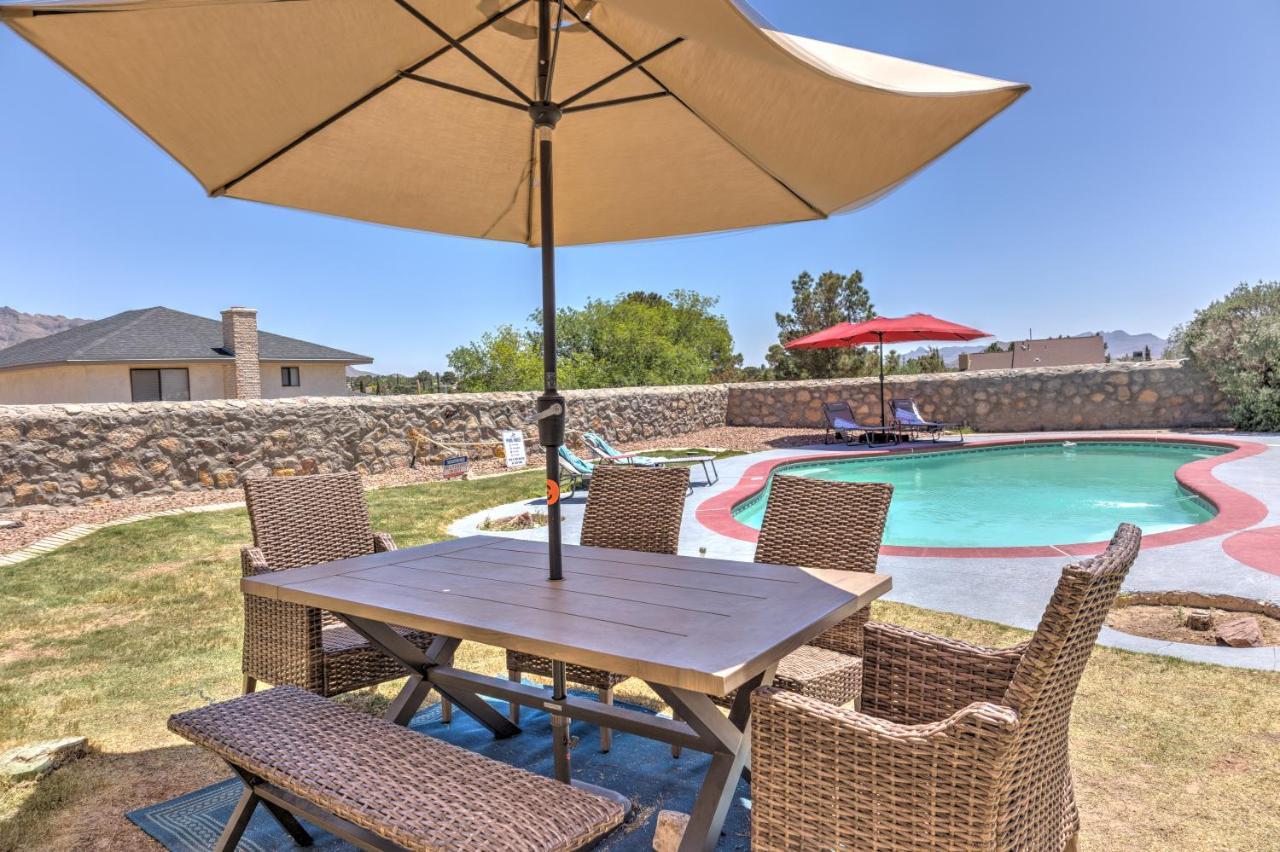 Home With Mountain View/Pool/Tub El Paso Eksteriør billede